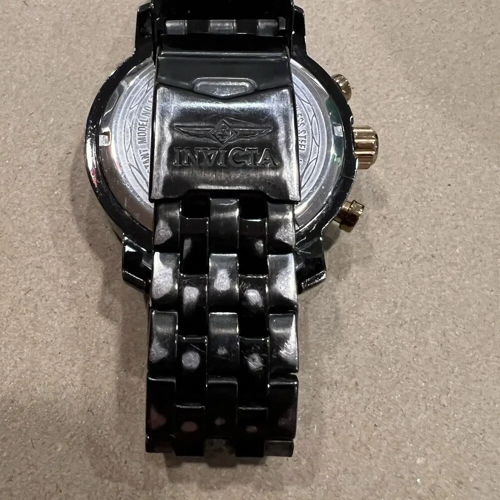 Invicta‎ Men's 17736 Specialty Analog Display Japanese Quartz Black Watch